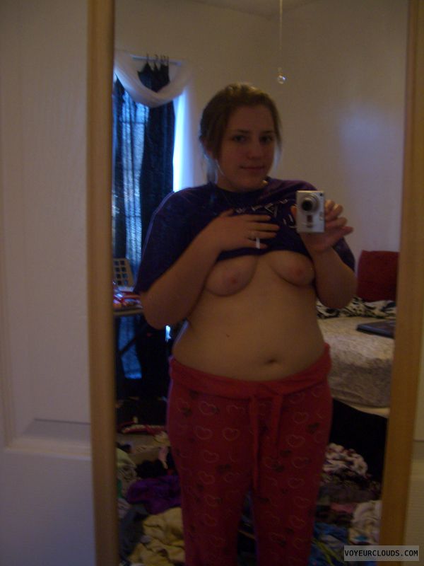 curvy, tits, mirror, camera, selfshot tits