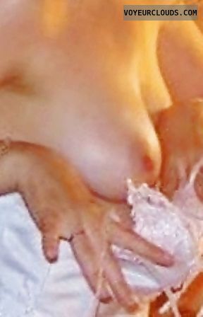bare breast, topless bride, nude bride, tits out