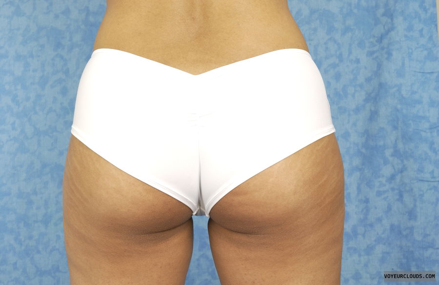sexy ass, butt cheeks, white shorts