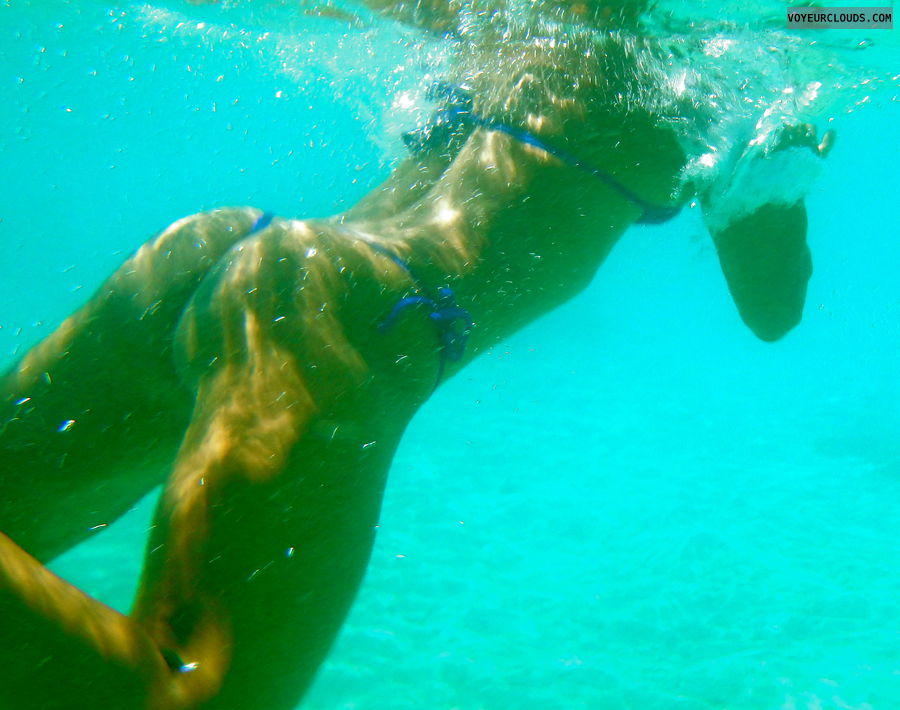 underwater, bikini