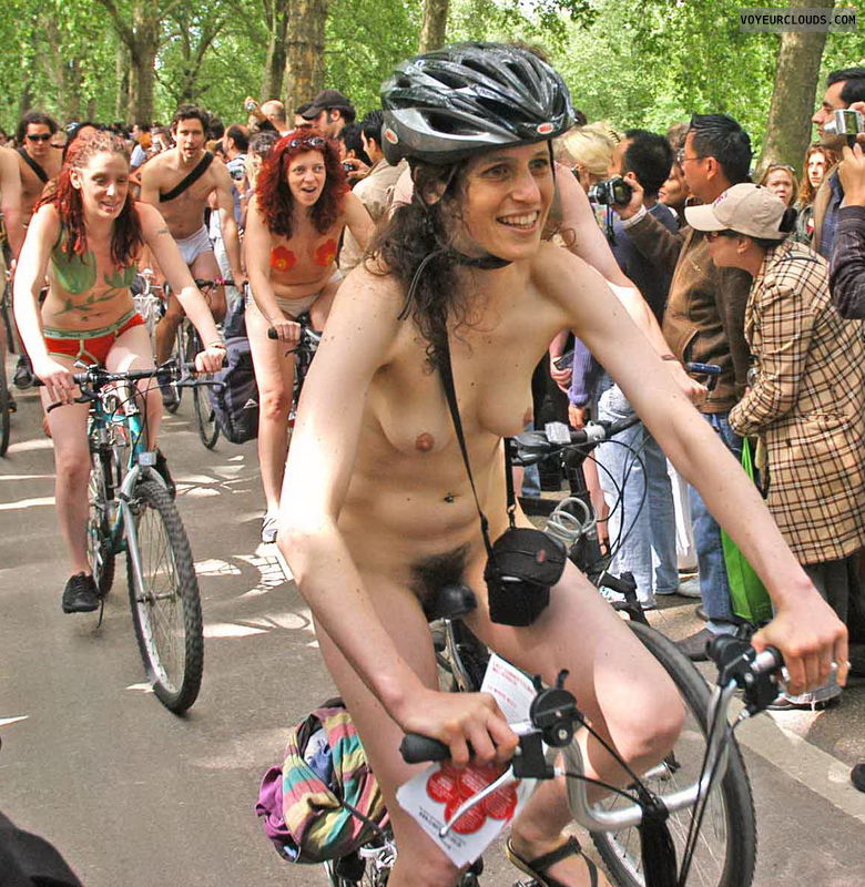 street voyeur, nude biking