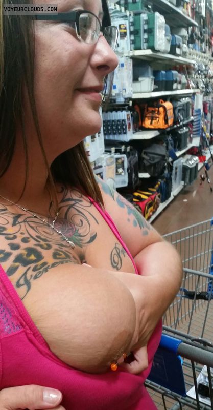 Big Boobs In Walmart