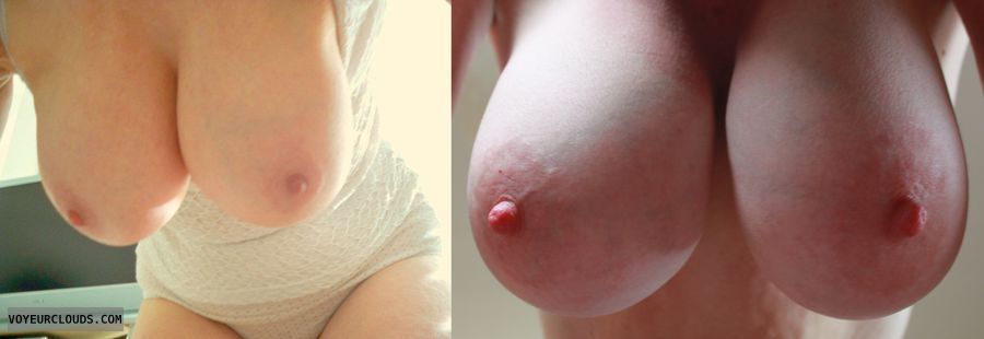 CG, big tits, big nipples, erect nipples