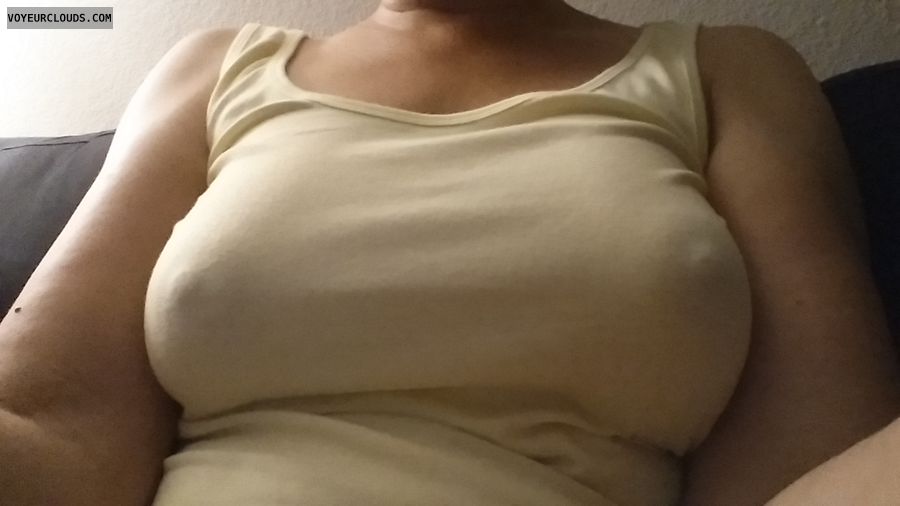 Tits, no bra, jherlon, see through, nipples