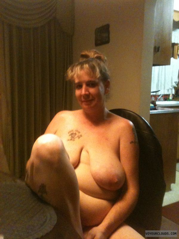 naked wife, nude wife, hotwife, milf, big tits, nipples