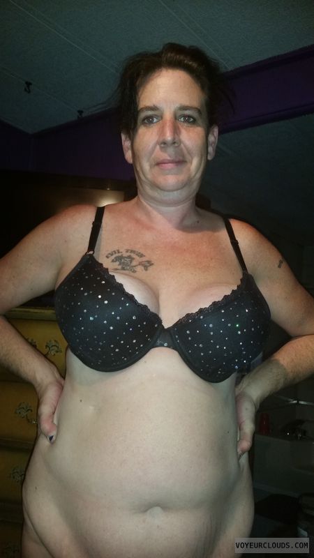 New bra, Bra, Tits, Tattoo, Hotwife, Wife, Milf, Lingerie