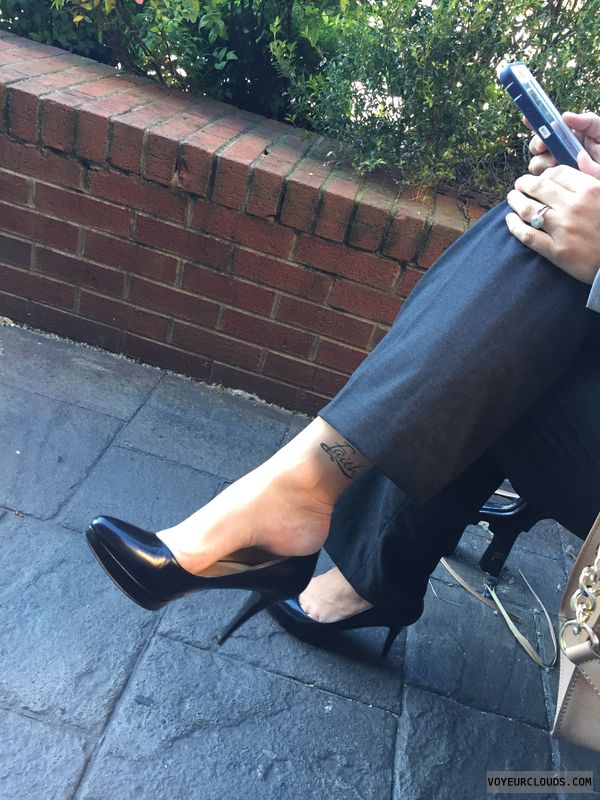 high heel, black shoes, Sexy heels, tattoo