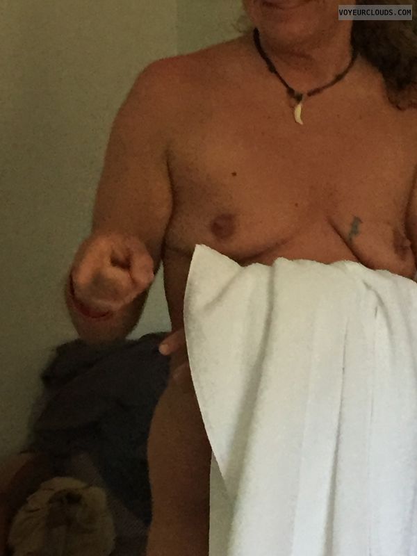 small tits, hard nipples, tanned