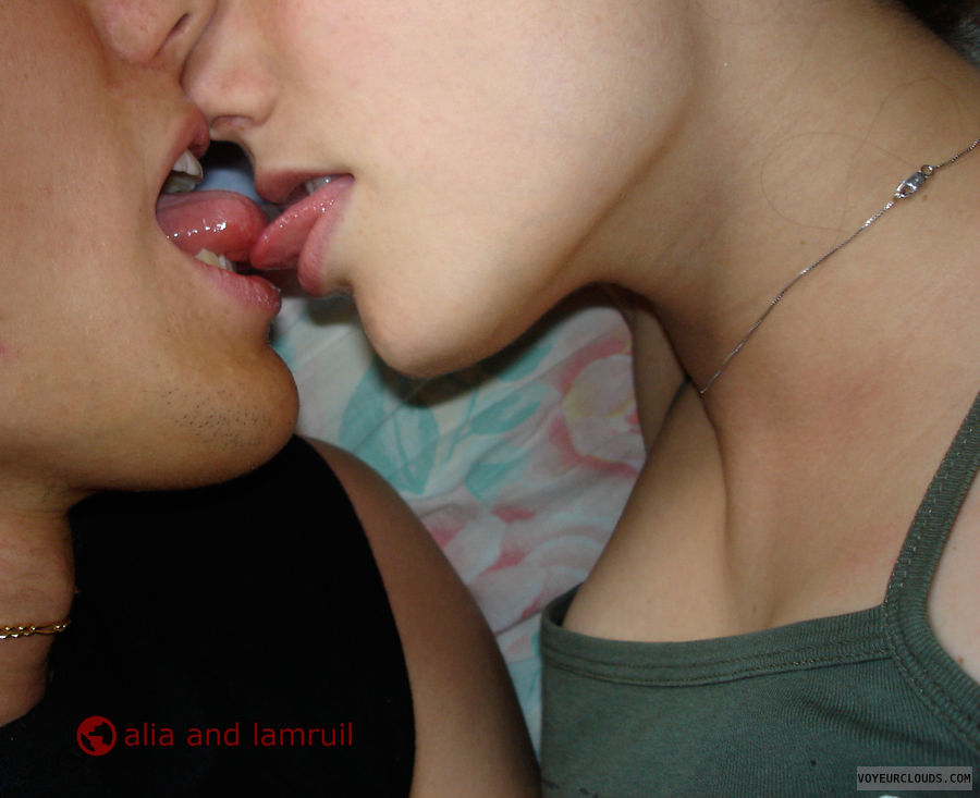 tongue, kiss