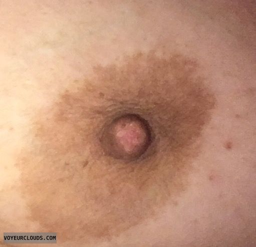 Nipple close up, hard nipple, nips, brown nipple