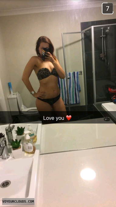 Sexy lingerie, mirror pic, selfie