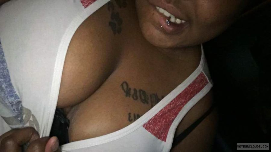 deep cleavage, tattoos, big boobs, big tits, teasing