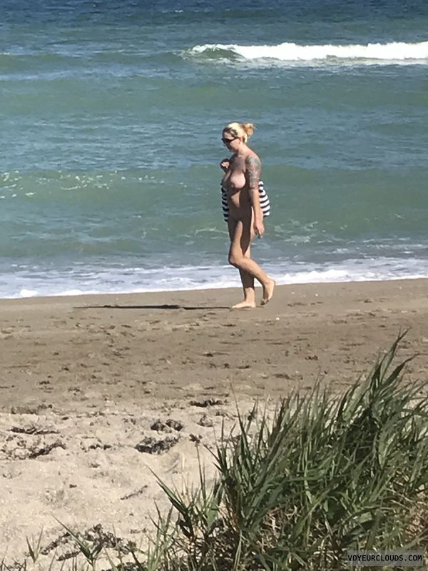 nude, tits, breasts, beach
