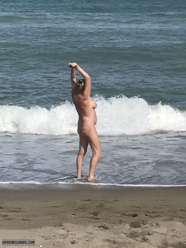 nude, ass, tit, legs, public beach, naked, nipplee