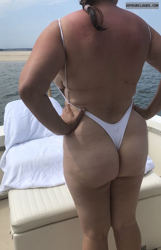 Ass, thong, wet, bathing suit, breast, Legs