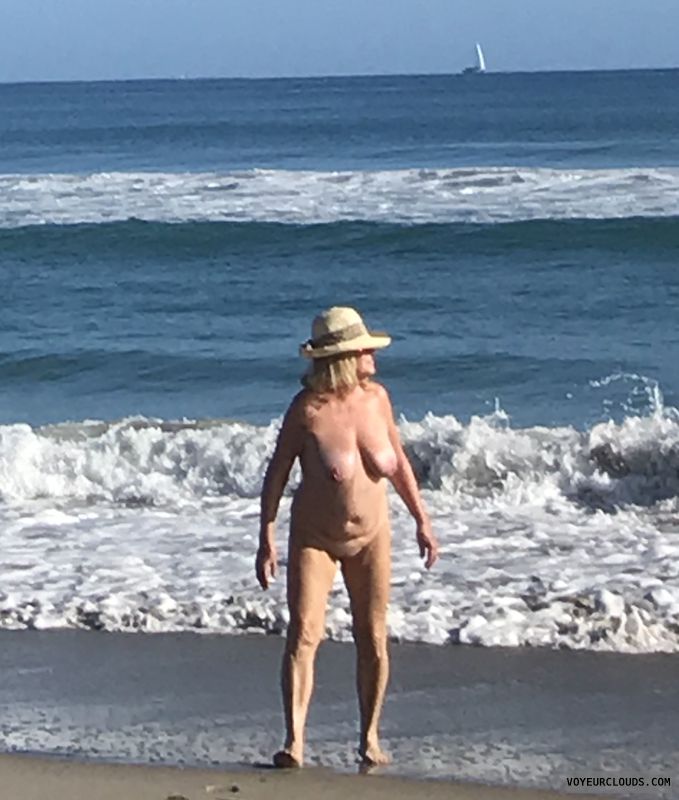 Nude beach, naked, legs, thighs, tits, breasts, nipples
