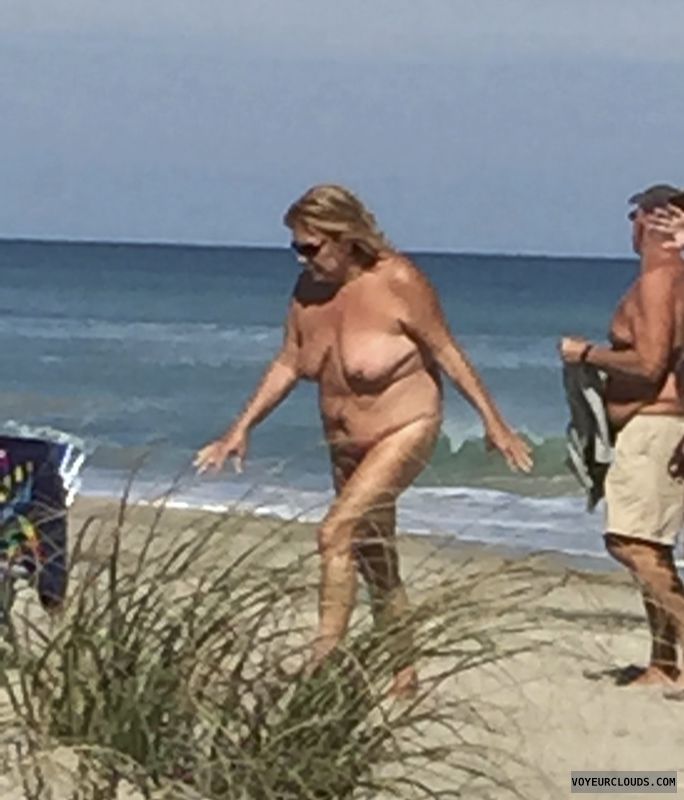 nude, public, beach, tits, breasts, thighs, nipples