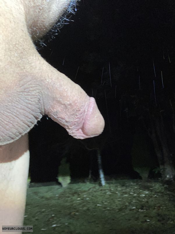 Naked outside cock dick shaved