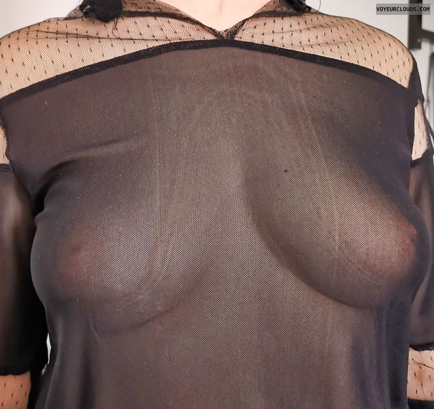 tits, sheer, flash, bare tits, boobs, seethru, see through