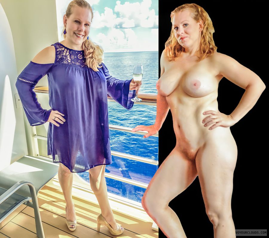 nude wife, big tits, public, milf, kelli
