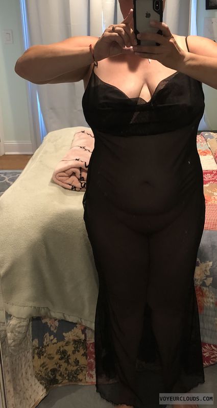 Dress, see through, pussy, breasts, Selfie