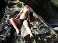 Topless Milf On A Beach