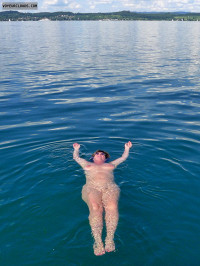 Lying Nude On The Waters