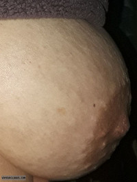 Wife's Tits  Close Up  Hard Nipples